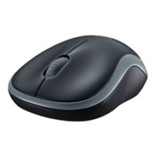 Logitech M185 - Mouse - optical - 3 buttons - wireless - 2.4 GHz - USB wireless receiver - swift gray