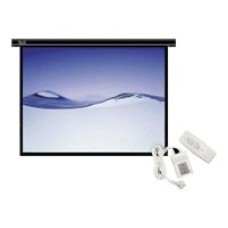 Klip Xtreme KPS-503 - Projection screen - Motorized 110v - 120 in ( 305 cm ) - 4:3 - Matte White
