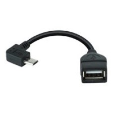 Xtech XTC360 - Data adapter - USB female to Micro-USB Type B male - 13.5 cm - angled connector