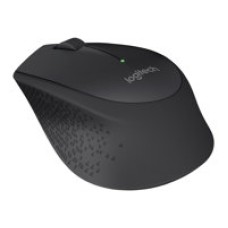 Logitech M280 - Mouse - right-handed - optical - 3 buttons - wireless - 2.4 GHz - USB wireless receiver - black