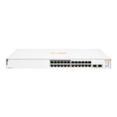 HPE Aruba Instant On 1830 24G 12p Class4 PoE 2SFP 195W Switch - Switch - smart - 12 x 10/100/1000 + 12 x 10/100/1000 (PoE+) + 2 x Gigabit SFP - desktop, rack-mountable - PoE+ (195 W)