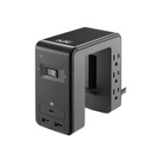 APC SurgeArrest Essential PE6U21 - Surge protector - AC 120 V - output connectors: 6 - 1.83 m cord - black