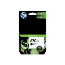 HP 670XL - 14 ml - High Yield - black - original - Ink Advantage - ink cartridge - for Deskjet Ink Advantage 3525, Ink Advantage 4615, Ink Advantage 4625, Ink Advantage 5525