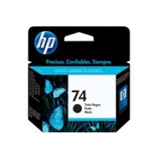 HP 74 - 4.5 ml - black - original - ink cartridge - for Officejet J6413, J6415; Photosmart C4345, C4435, C4450, C4480, C4580, C4599, C5550, C5580