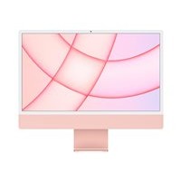Apple iMac with 4.5K Retina display - All-in-one - M1 - RAM 8 GB - SSD 256 GB - M1 8-core GPU - GigE - WLAN: Bluetooth 5.0, 802.11a/b/g/n/ac/ax - macOS Monterey 12.0 - monitor: LED 24" 4480 x 2520 (4.5K) - keyboard: US - pink