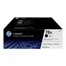 HP 78A - 2-pack - black - original - LaserJet - toner cartridge (CE278AD) - for LaserJet Pro M1536dnf, P1566, P1606DN, P1607dn, P1608dn, P1609dn
