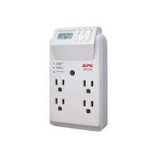 APC SurgeArrest Essential Power-Saving Timer - Surge protector - AC 120 V - output connectors: 4 - white