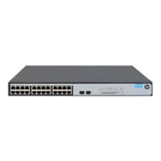 HPE 1420-24G-2SFP+ 10G Uplink Switch - Switch - unmanaged - 24 x 10/100/1000 + 2 x 1 Gigabit / 10 Gigabit SFP+ - desktop, rack-mountable