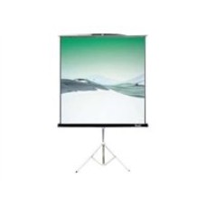 Klip Xtreme KPS-104 - Projection screen with tripod - 120" (305 cm) - 4:3 - Matt White - white