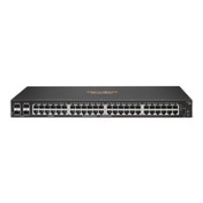 HPE Aruba 6100 48G 4SFP+ Switch - Switch - managed - 48 x 10/100/1000 + 4 x 1 Gigabit / 10 Gigabit SFP+ - side to side airflow - rack-mountable