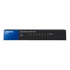 Linksys SE3008 - Switch - unmanaged - 8 x 10/100/1000 - desktop, wall-mountable - 2 years warranty