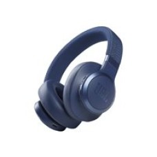 JBL LIVE 660NC - Headphones with mic - full size - Bluetooth - wireless, wired - active noise canceling - 3.5 mm jack - blue