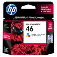 HP 46 - Color (dye-based cyan, dye-based magenta, dye-based yellow) - original - Ink Advantage - ink cartridge - for Deskjet Ink Advantage Ultra 2529, Ink Advantage Ultra 4729