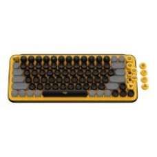 Logitech POP Keys - Keyboard - wireless - Bluetooth LE, Bluetooth 5.1 - QWERTY - US - key switch: Brown Tactile - blast