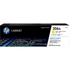 HP 206A - Yellow - original - LaserJet - toner cartridge (W2112A) - for Color LaserJet Pro M255dw, M255nw, MFP M282nw, MFP M283cdw, MFP M283fdn, MFP M283fdw