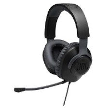 JBL Quantum 100 - Headset - full size - wired - 3.5 mm jack - black