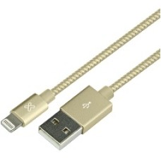 Klip Xtreme - USB cable -  4 pin USB Type A - 0.5 m - Gold - Braided