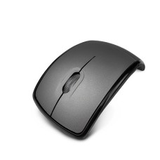 Klip Xtreme - Mouse - 2.4 GHz - Wireless - Gray - Foldable - 1000dpi