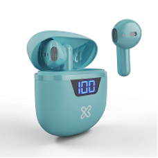 Klip Xtreme - KTE-006AQ - True wireless earphones - For Home audio / For Portable electronics / For Tablet / For Cellular phone - Wireless - Aquamarine