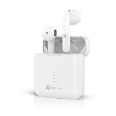 Klip Xtreme - KTE-010WH - Earphones - For Home audio / For Portable electronics / For Tablet / For Cellular phone - Wireless - TWS 17Hr White