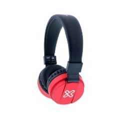 Klip Xtreme - KWH-001RD - Headphones - For Cellular phone / For Computer / For Phone / For Portable electronics / For Tablet - Wireless - 16Hrs - Red