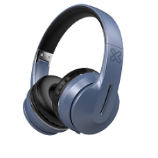 Klip Xtreme Funk KWH-150 - Headphones with mic - on-ear - Bluetooth - wireless, wired - 3.5 mm jack - blue