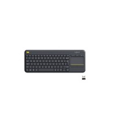 Logitech Wireless Touch Keyboard K400 Plus - Keyboard - with touchpad - wireless - 2.4 GHz - QWERTY - US International - black