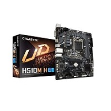 Gigabyte H510M H - 1.0 - motherboard - micro ATX - LGA1200 Socket - H510 Chipset - USB 3.2 Gen 1 - Gigabit LAN - onboard graphics (CPU required) - HD Audio (8-channel)