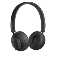 JAM Out There - Headphones with mic - on-ear - Bluetooth - wireless - active noise canceling - black