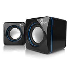 Xtech XTS-110 - Speakers - Black - Space-saving size makes for easy desktop placement  - Incredibly rich and clear sound  - Handy volume wheel on the unit  - AC/DC input: USB 5VDC  - Impedance: 4Ohm  - Sensitivity: 350mV - Signal to noise ratio: 65dB