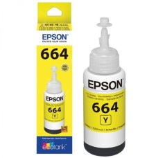 Epson T664 - Yellow - original - ink refill - for Epson L380, L386, L395, L495; EcoTank ET-2600, 2650, L1455, L396, L606, L656