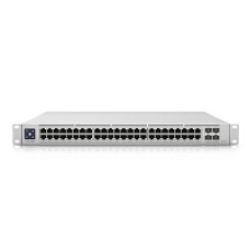 Ubiquiti UniFi Switch USW-Enterprise-48-PoE - Switch - L3 - managed - 48 x 100/1000/2.5G (PoE+) + 4 x 1 Gigabit / 10 Gigabit SFP+ (uplink) - rack-mountable - PoE+ (720 W)