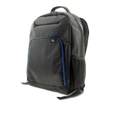 Xtech XTB-211  Notebook carrying backpack| bag | napsack | school bag | Laptop bag- 15.6" - Durable polyester - Color Black with blue accents - Front accessory pocket with interior organizer - Side mesh pockets