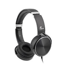 Xtech XTH-345 Spiral Headphones with Microphone - Soft padded ear cushions and adjustable headband - Driver unit: 40mm  - Maximum power output (R.M.S.): 10mW - Frequency: 50Hz-16,000Hz - Impedance: 2.2k