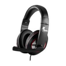 Xtech - Headset - Wired - XTH-531 - Kalamos - Gaming - Color: Black w Red accents - Connection type: USB plug- Directivity: Omnidirectional - Buttons: Command Capsule (with volume +, Volume -, audio mute, and Microphone mute - Cable length: 6.5ft