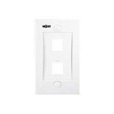 Nexxt - Mounting plate - white - 2 ports