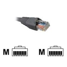 Nexxt - patch | ethernet | network cable - RJ-45 (M) to RJ-45 (M) - 2.1 m - UTP - CAT 5e - molded, stranded - gray