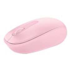 Microsoft Wireless Mobile Mouse 1850 - Mouse - right and left-handed - optical - 3 buttons - wireless - 2.4 GHz - USB wireless receiver - light orchid