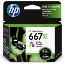HP - 667XL - Ink cartridge - Tricolor - 3YM80AL