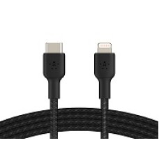 Belkin BOOST CHARGE - Lightning cable - USB-C male to Lightning male - 1 m - black - USB Power Delivery (18W) - for Apple iPad/iPhone/iPod (Lightning)