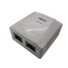 Nexxt Double Port Surface Mount RJ45 Cat5e
