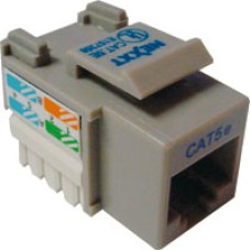 Nexxt - Modular insert - RJ-45 - gray - 1 port