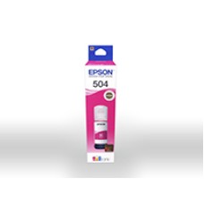 Epson 504 - 70 ml - magenta - original - ink refill - for EcoTank L4150, L4260, L6161, L6171, L6191, L6270