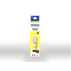 Epson 504 - 70 ml - yellow - original - ink refill - for EcoTank L4150, L4260, L6161, L6171, L6191, L6270